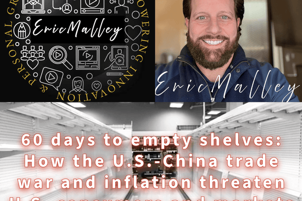 60 days to empty shelves: How the U.S.-China trade war and inflation threaten U.S. consumers and markets - EricMalley.com